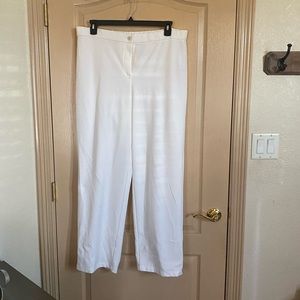 Eileen Fisher Ivory Straight Leg Pants